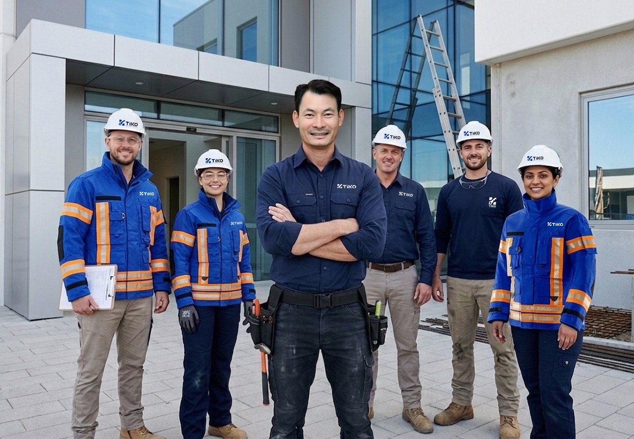 Building and finishing service presentation for TIKO Group